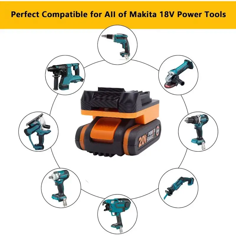 Imagem -02 - para Absx Makita Adaptador para Absx 20v 4pin Bateria Li-ion Converter para Makita 18v bl Conversor de Ferramenta Elétrica Apenas Adaptador