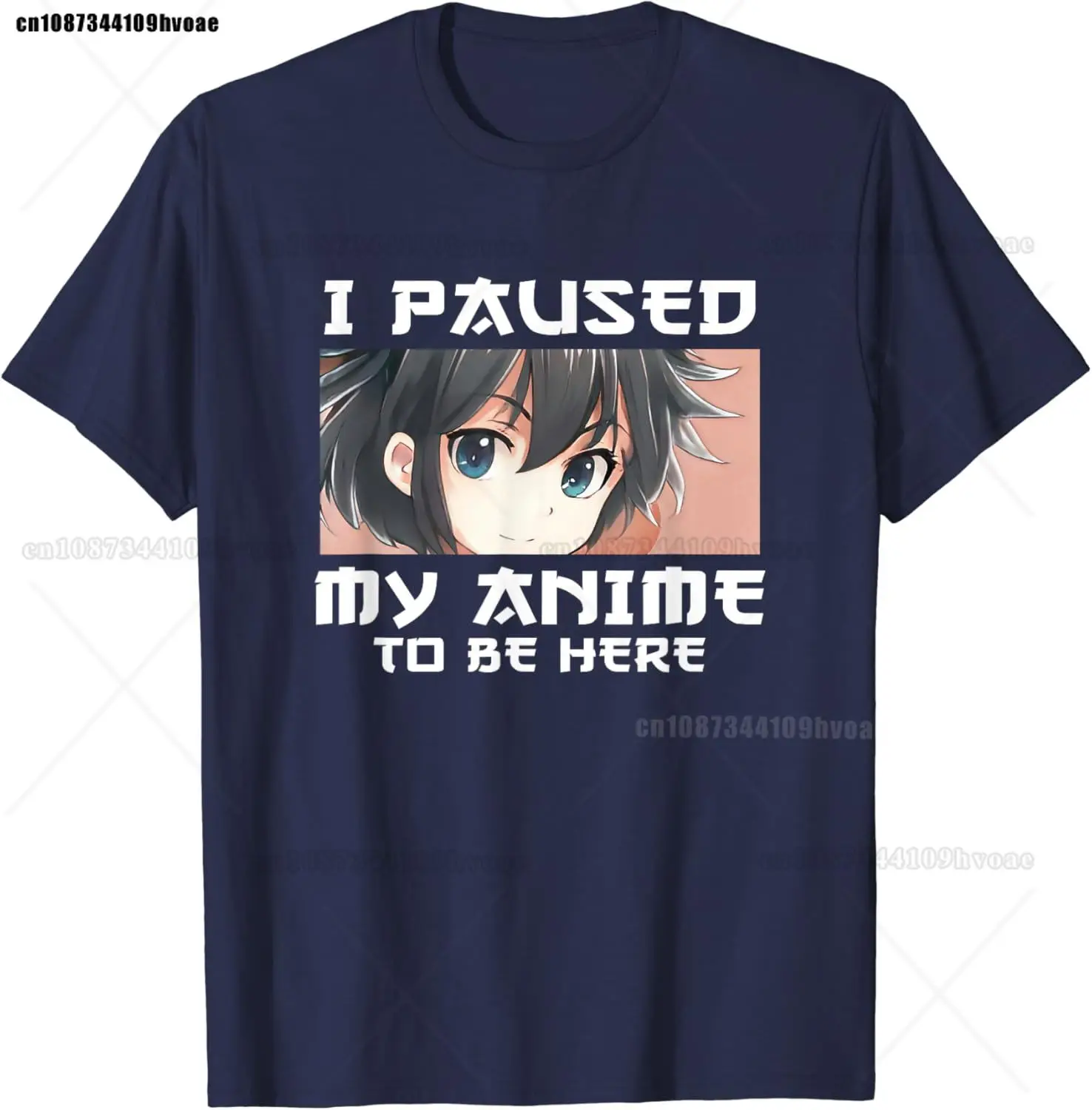 I Paused My Anime To Be Here Otaku Manga Japan Nerd Asia T-Shirt