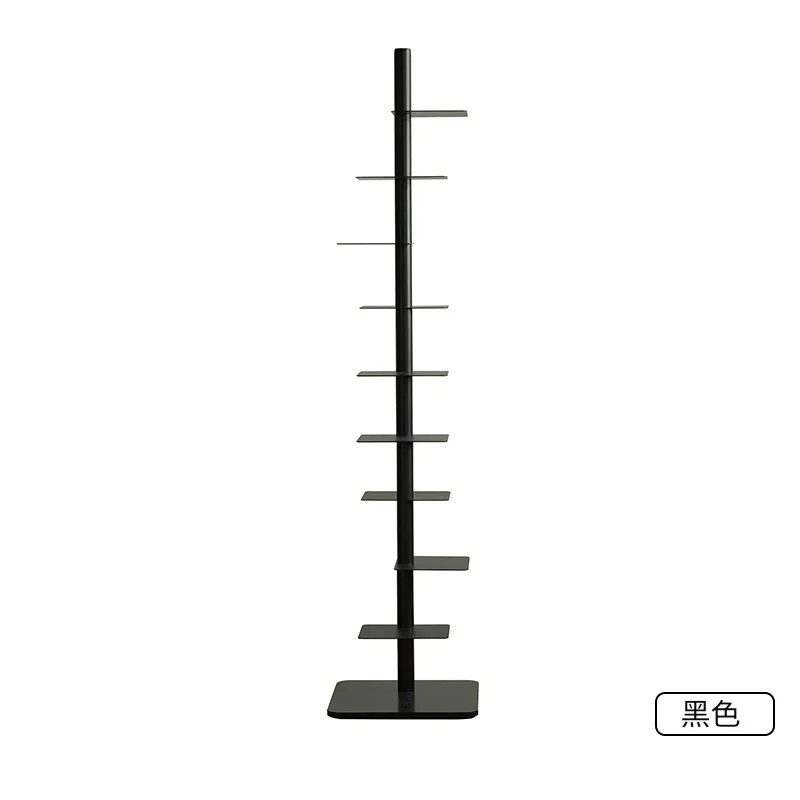 바닥에서 천장까지 책장 창조적 인 단철 다층 간단한 거실 연구 홈 아로마 테라피 선반