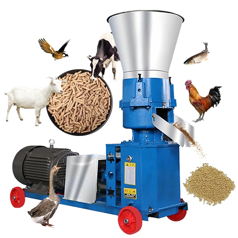 Pelet Machine Fish Feed Poultry Feed Processing Pellet Making Pelletizer Machine for Animal Pig Feed Home Use