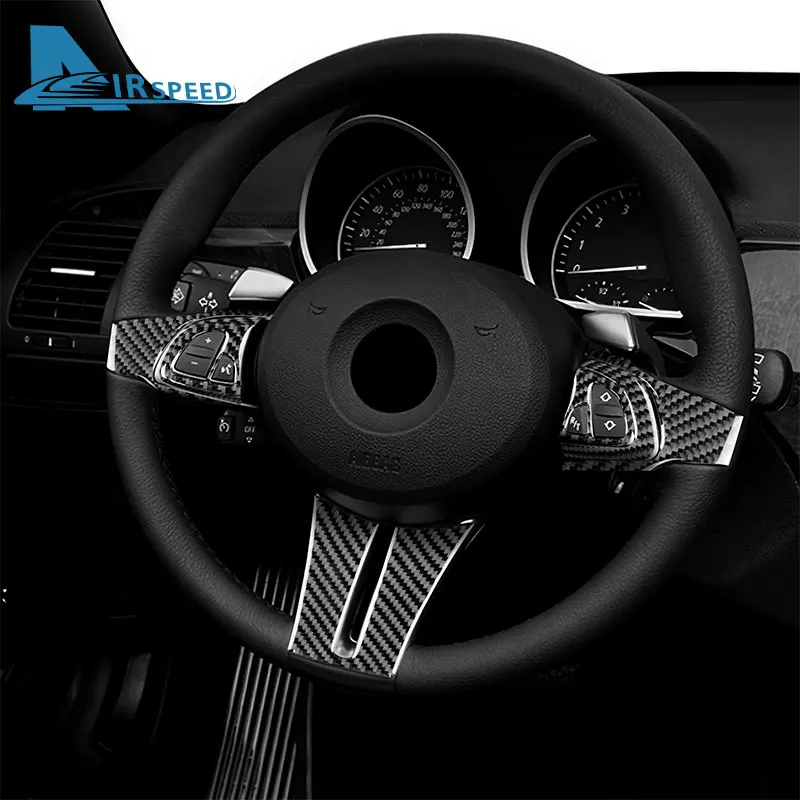 ألياف الكربون ملصقا لسيارات BMW Z4 E85 E86 2003-2008 اكسسوارات السيارات الداخلية غطاء الكسوة الديكور عجلة القيادة والعتاد التحول لوحة