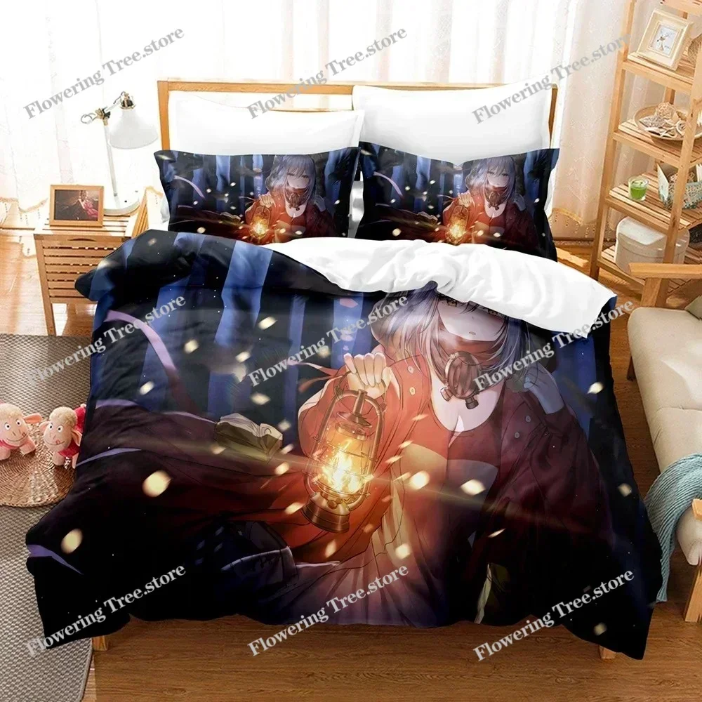 Anime Game Arknights Bedding Set Duvet Cover Bedroom Comforter Covers Single Twin King Size Quilt Cover Home Textile