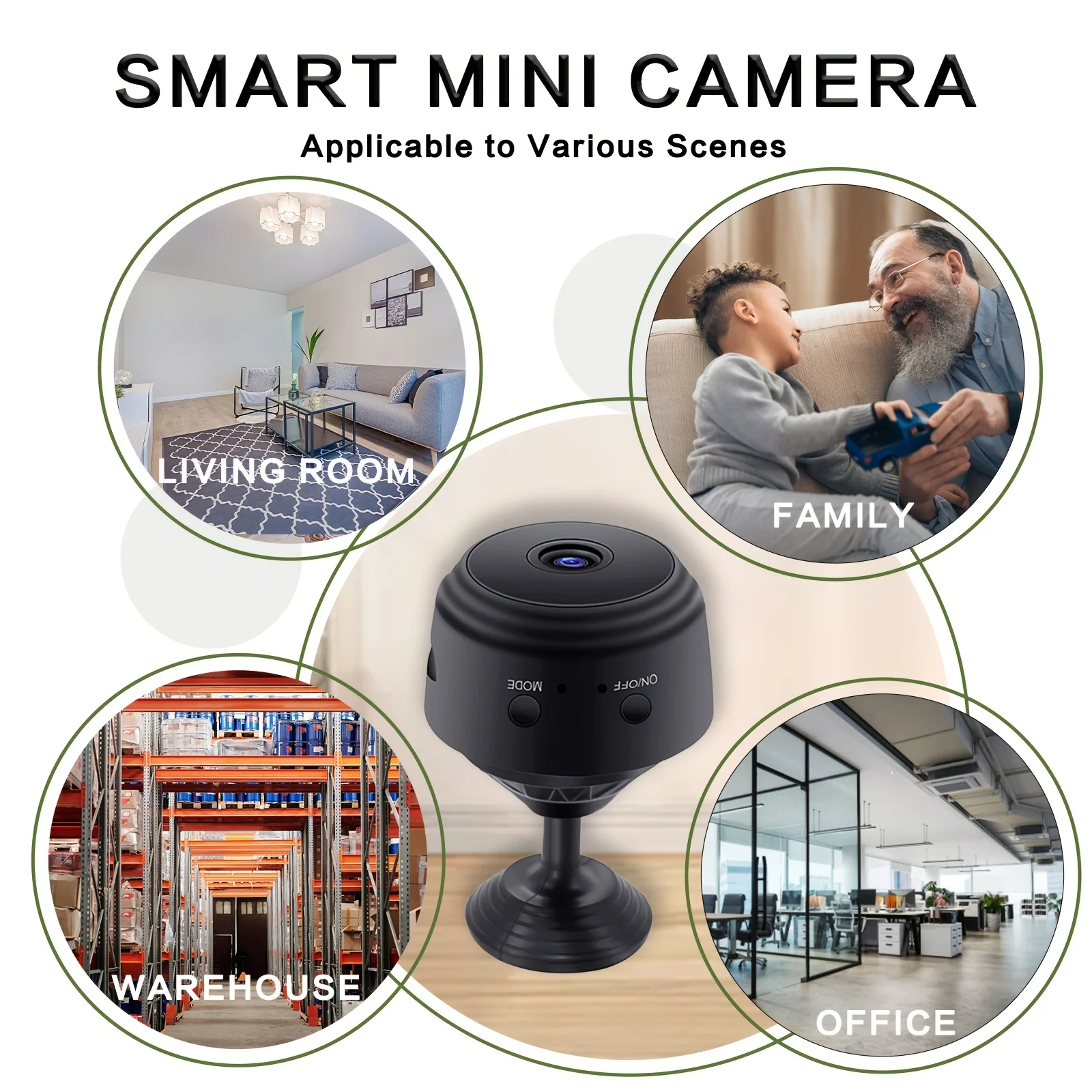 Wifi Surveillance Camera for Home Indoor outdoor Audio Wireless HD 1080P 2MP CCTV Video Security Protection Cameras IP Monitor