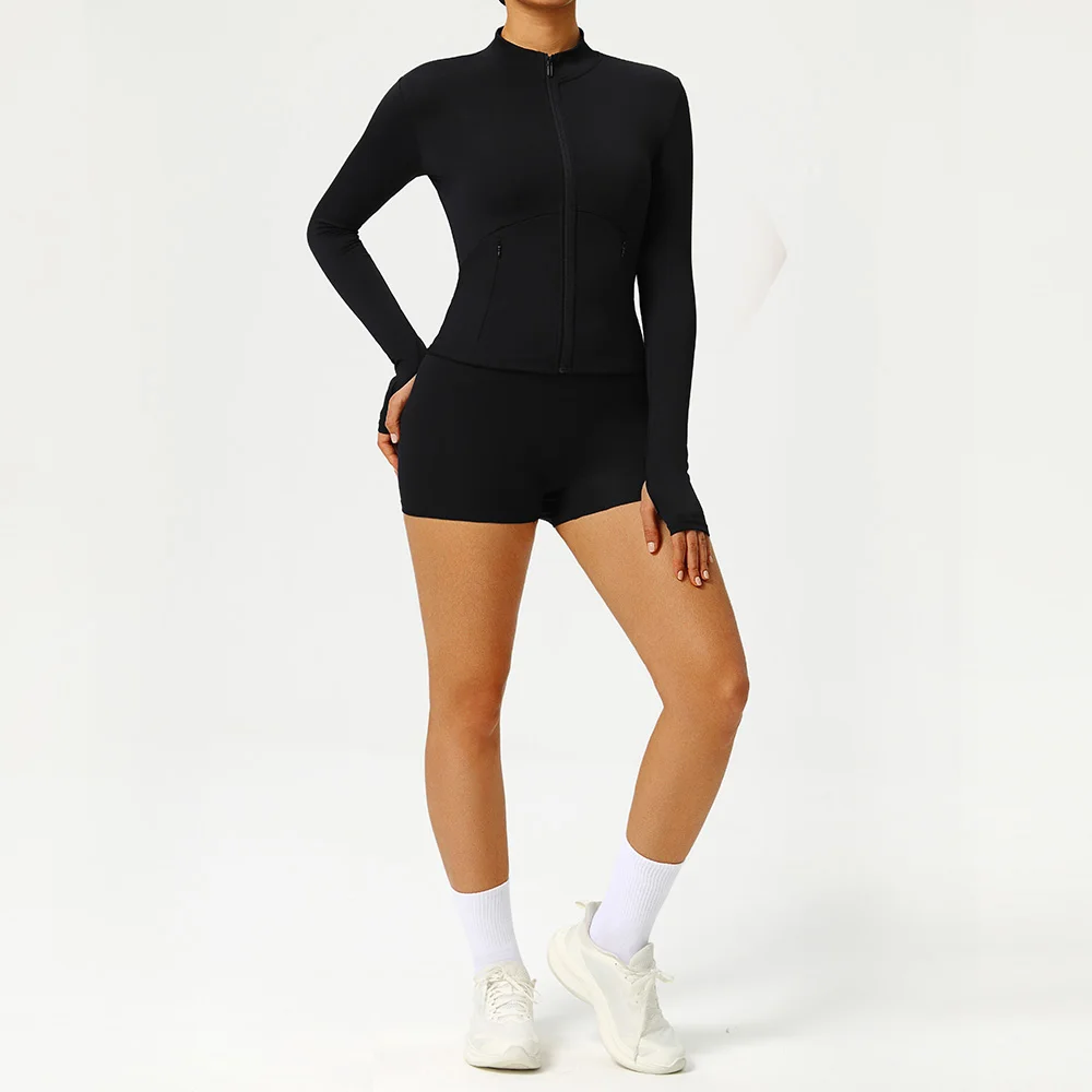 2PCS Yoga Suit Sports Set Women's Fitness Push Up Sports Bra Sets Shockproof Fast Dry Running Long Sleeve Leggings Gym Clothes