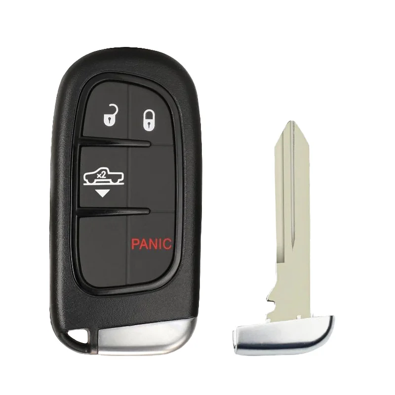 3+1 Buttons Keyless Remote Car Key 434Mhz PCF7953M 4A Chip/46 Chip FCC ID: GQ4-54T CY24 For Chrysler Voyager Jeep Grand Cheroke