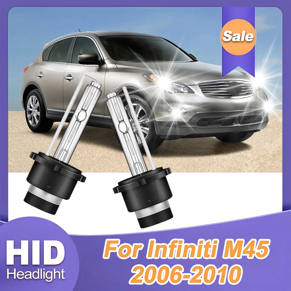 

2X 1:1 дизайн автомобильных фонарей D2S 6000K белая HID ксеноновая фара 35 Вт 12 В ближнего света супер яркая для Infiniti M45 2006-2009 2010