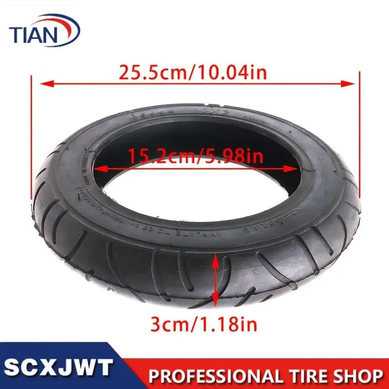 10 Inch 10x2 Electric Scooter Wheels Tyre for Xiaomi Mijia M365 Pro Pro2 1S Accessories Reinforced Stable-proof Outer Tires Inne
