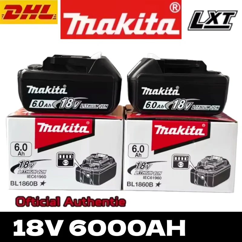 Original Makita 18V Rechargeable Battery 6.0Ah BL1860 BL1860B BL1840 BL1840B BL1850 BL1850B For Makita Power Tools