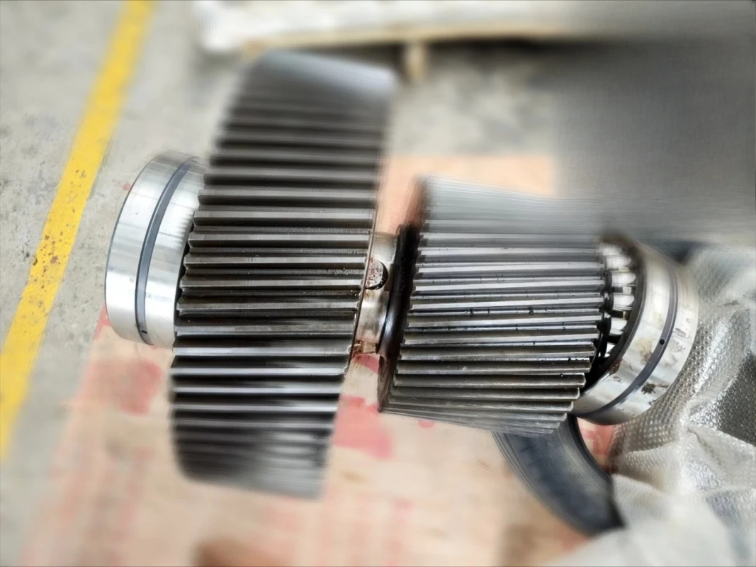 Custom Steel Convey Gear Gearbox Shaft Set Bearing Parts Assembly CNC Machining