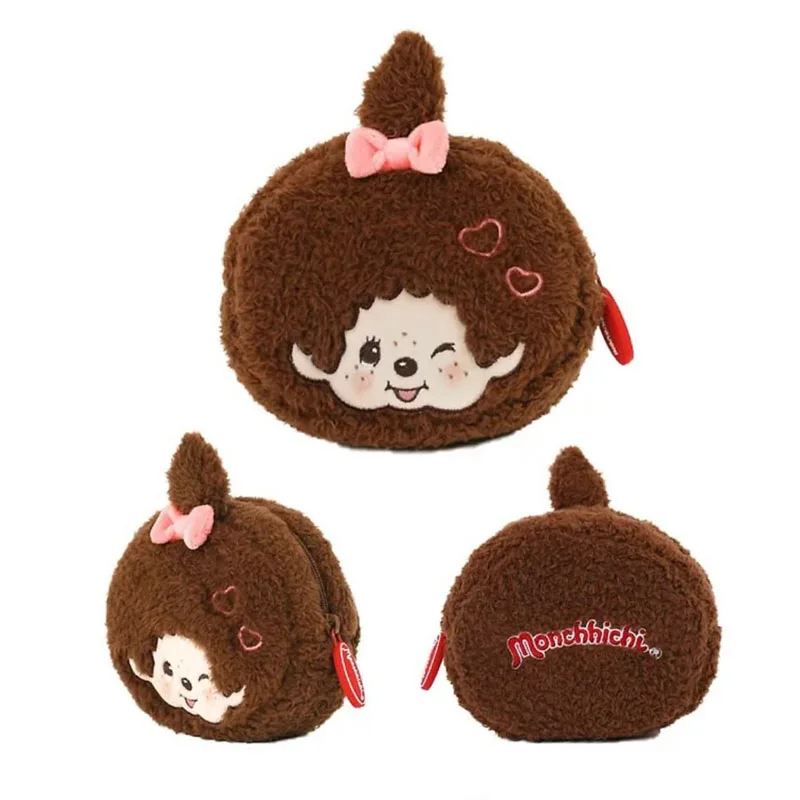 Cartoon Monqiqi keychain Backpack pendant cute coin purse headphones lipstick storage bag