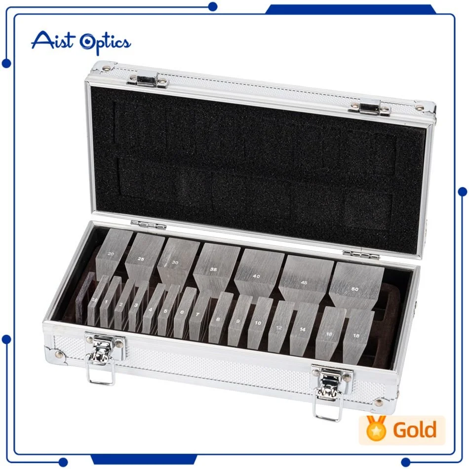 LS-22 Loose Prism Set | Complete 23-Piece Ophthalmic Kit with Aluminum Case