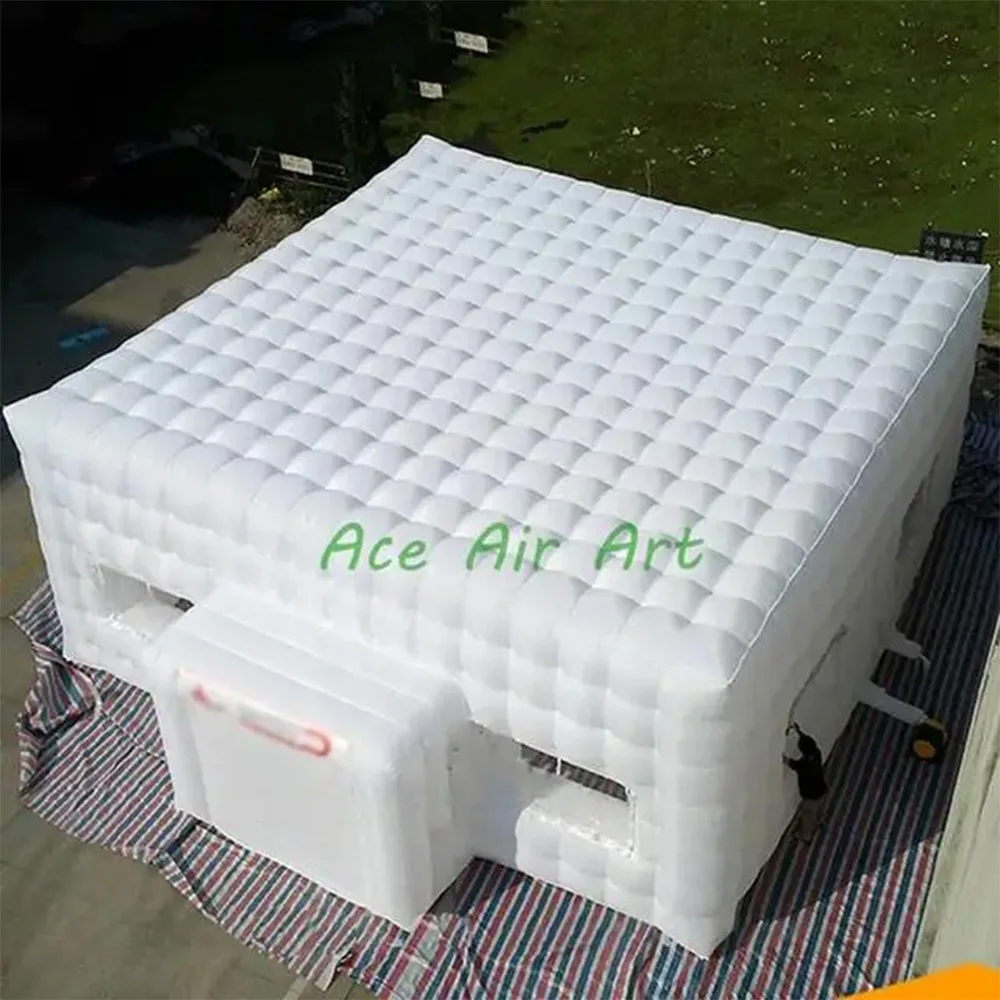 16x9m Inflatable Cube Tent with Air Blower for Kate