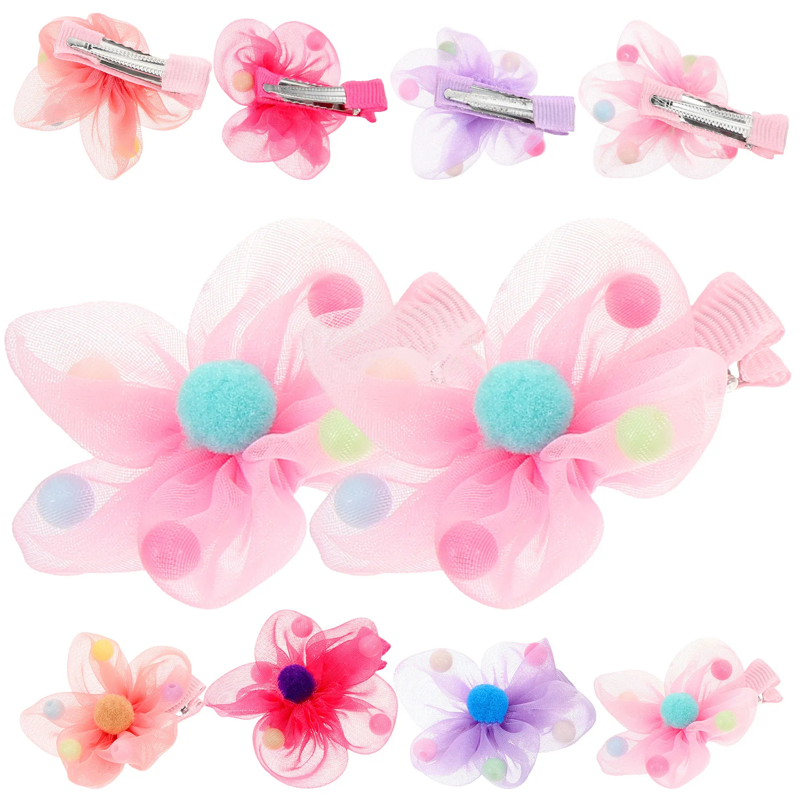 

10pcs Pearl Hairclips Imitation Design Kids Barrettes Girls Accessories Cute Hairstyle Bangs Ponytail Gifts