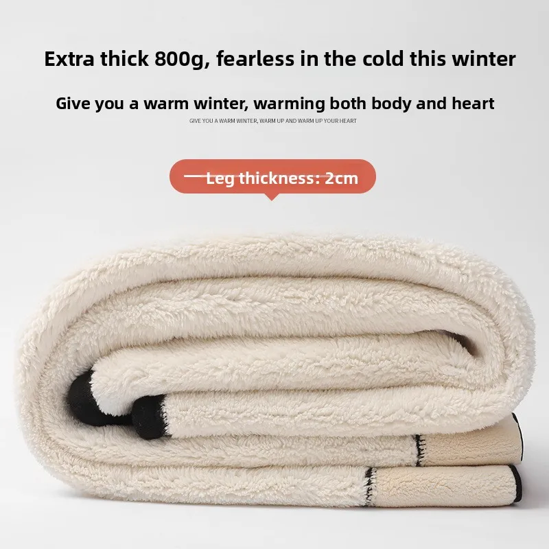 Women's Thiened High-waist Fce-lined Cotton Trousers Winter Outerwear Warm Bot Long Pants Pure Cotton plus Size