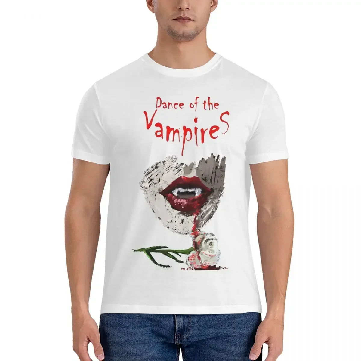 Tanz Der Vampire T Shirt Men Cotton Vintage T-Shirt O Neck The Return Of Vampur Tees Short Sleeve Clothing 4XL 5XL 6XL