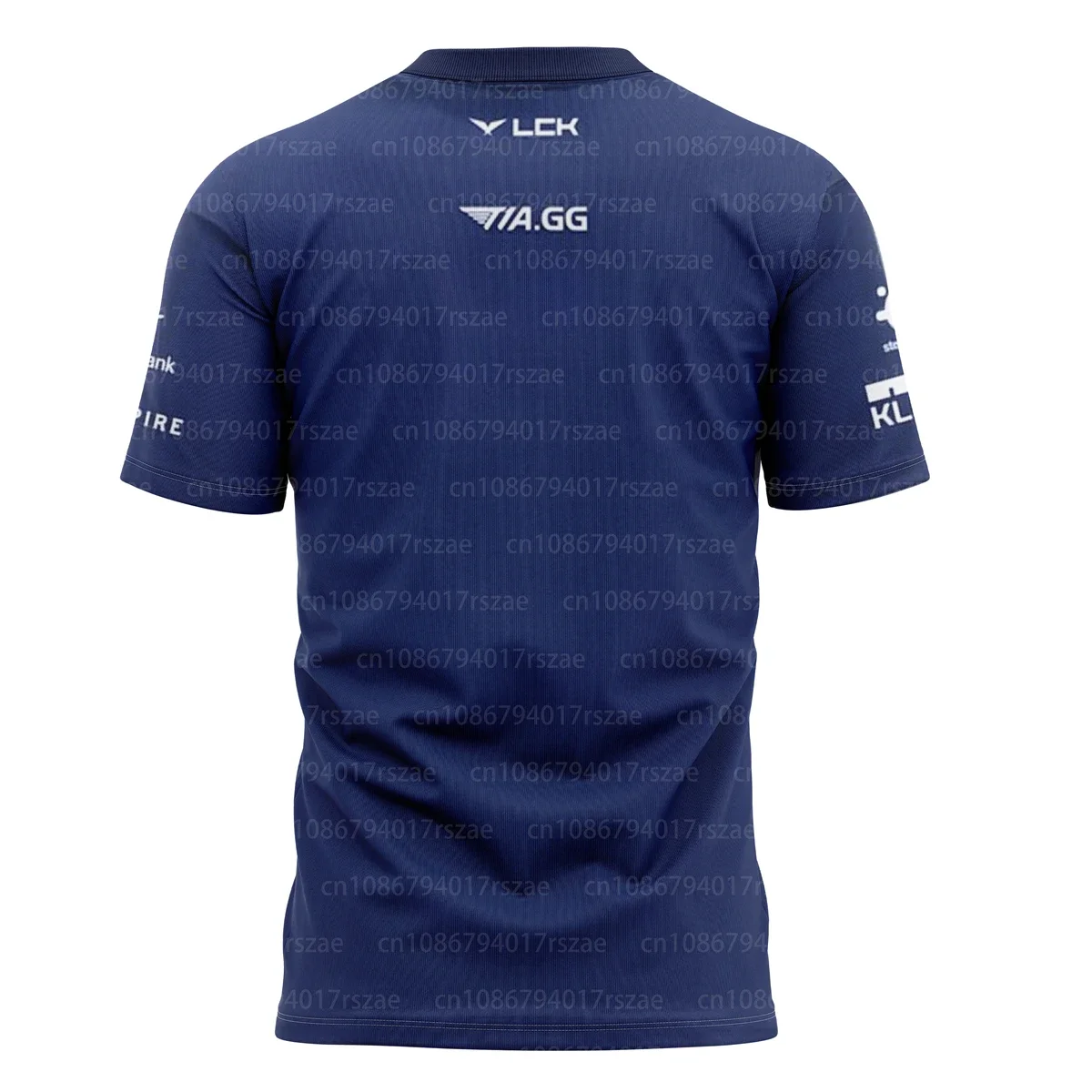 MSI 2024 LOL الموسم الكورية T1 ملابس رياضية SKT1 FAKER فريق الرجال لعبة ارتداء قصيرة الأكمام الجولة الرقبة تي شيرت KERIA #2