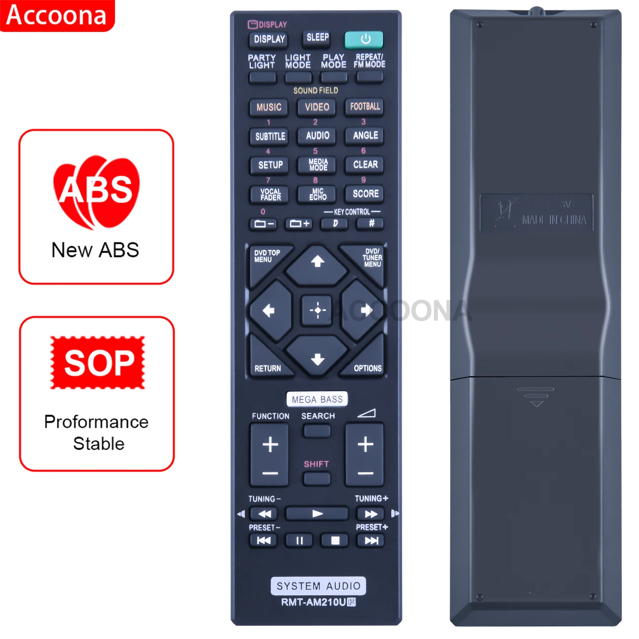 RMT-AM120U NEW Remote For RMT-AM210U For Sony system Audio Replacement For HCDGT3D HCDSHAKEX1 HCDSHAKEX3 HCDSHAKEX7 MHCGT3D