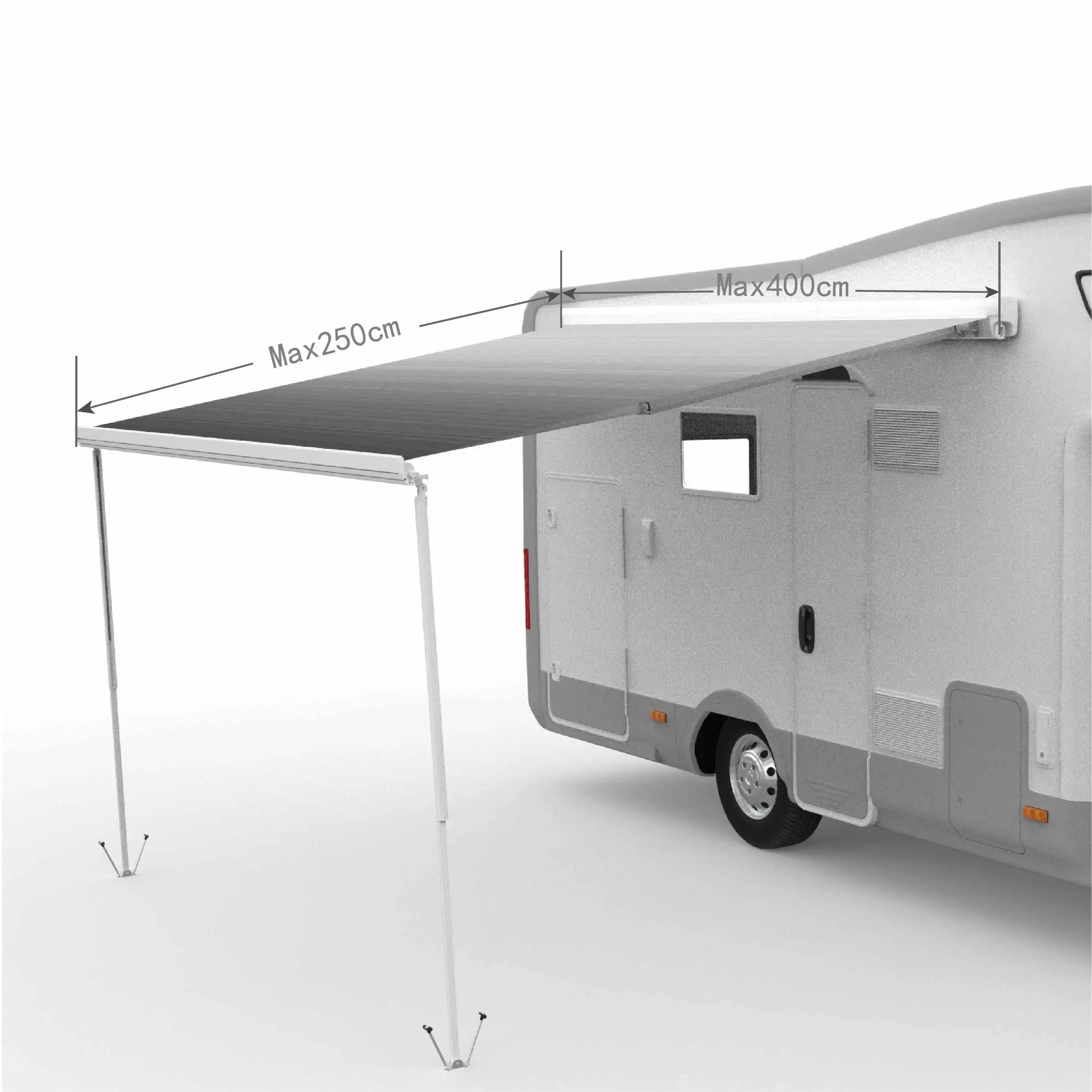 Wareda Rv Full Cassette Rv Camping Power Awning For Overland And RV Camping