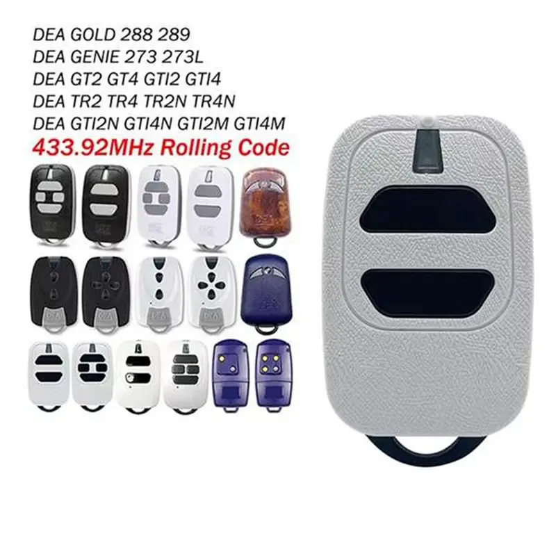 A31T Garage Door Remote Control 433.92MHz Rolling Code 10PCS Handheld Transmitter for DEA GT2 GT4 GTI2 GTI4