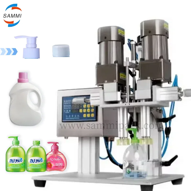 Factory Semi Automatic Electric Closer Machine Twist Off Screw Jar Vial Bottle Capping Machine