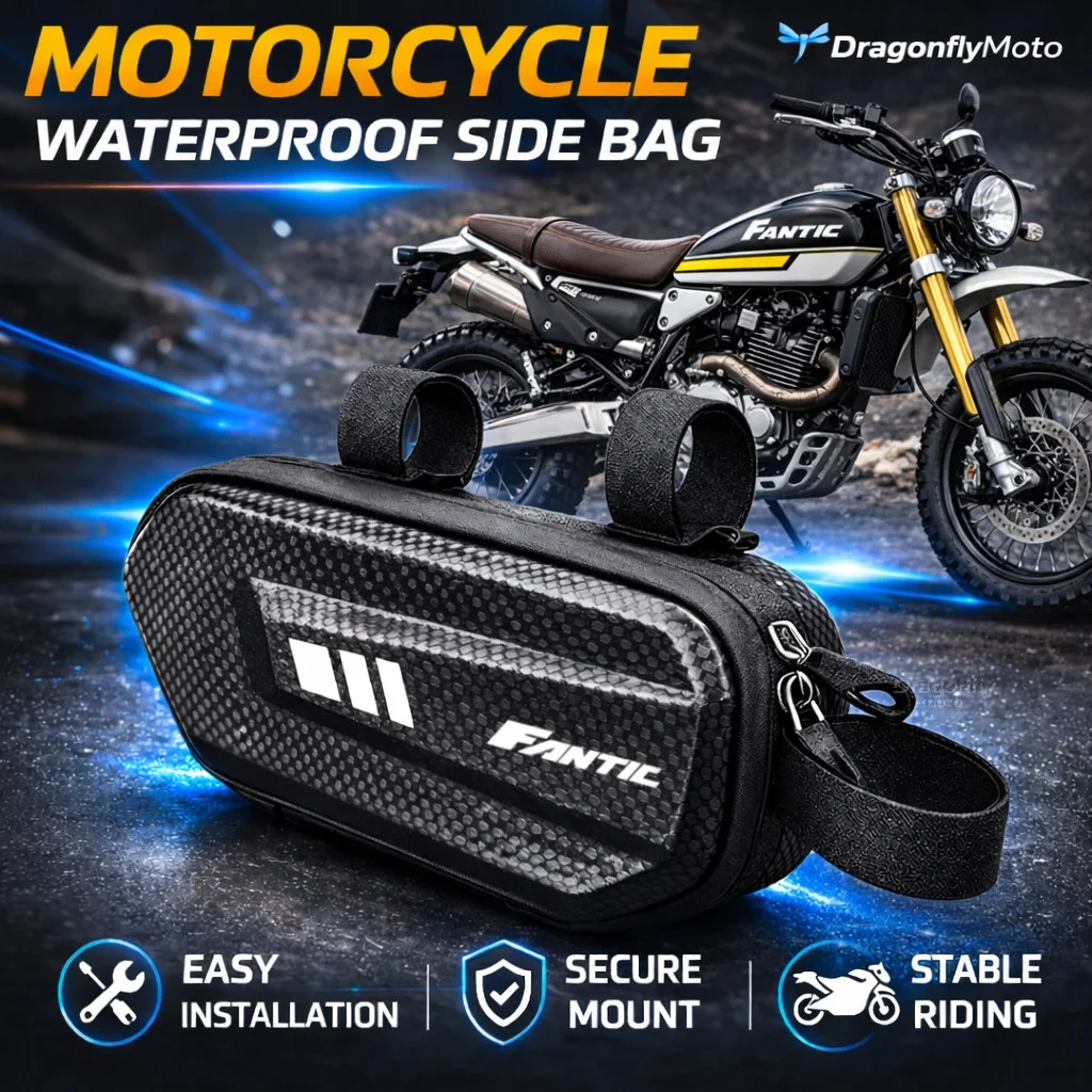 

Водонепроницаемая боковая сумка большой вместимости для мотоциклов FANTIC CABALLERO FLAT TRACK 125 250 500 RALLY/SCRAMBLER XE125/XEF250