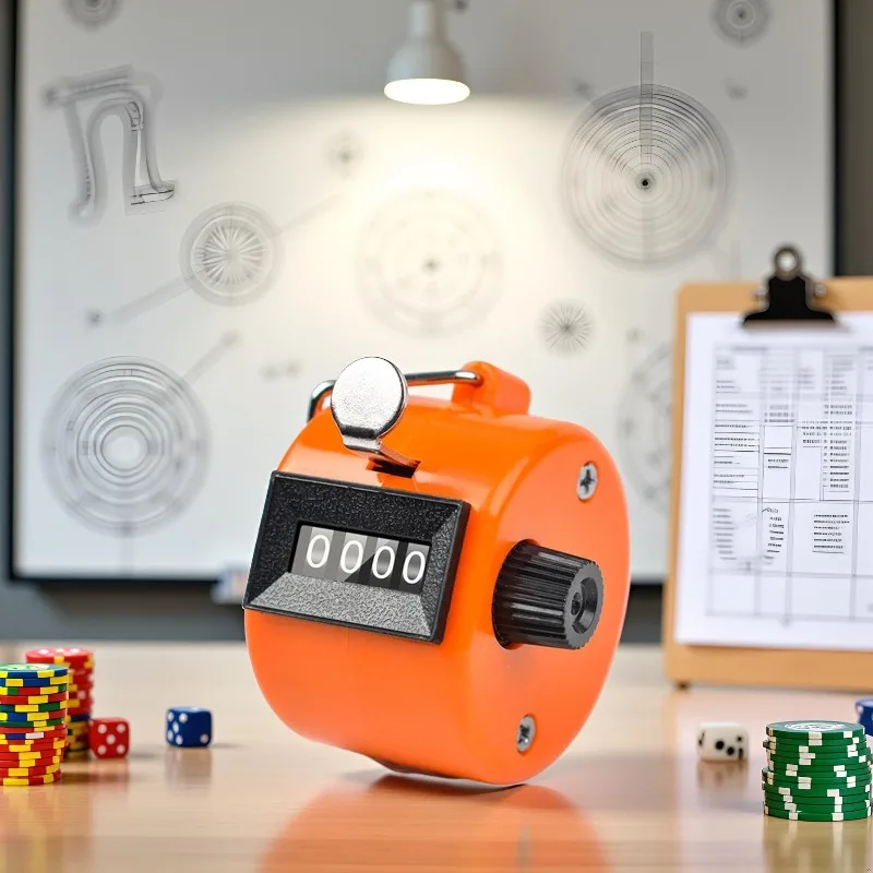 عداد رصيد يدوي، أداة النقر المزدوج بأرقام مكونة من 4 أرقام، عداد النقر مع شاشة عرض محمولة، انقر فوق عدادات السباحة للجولف #4