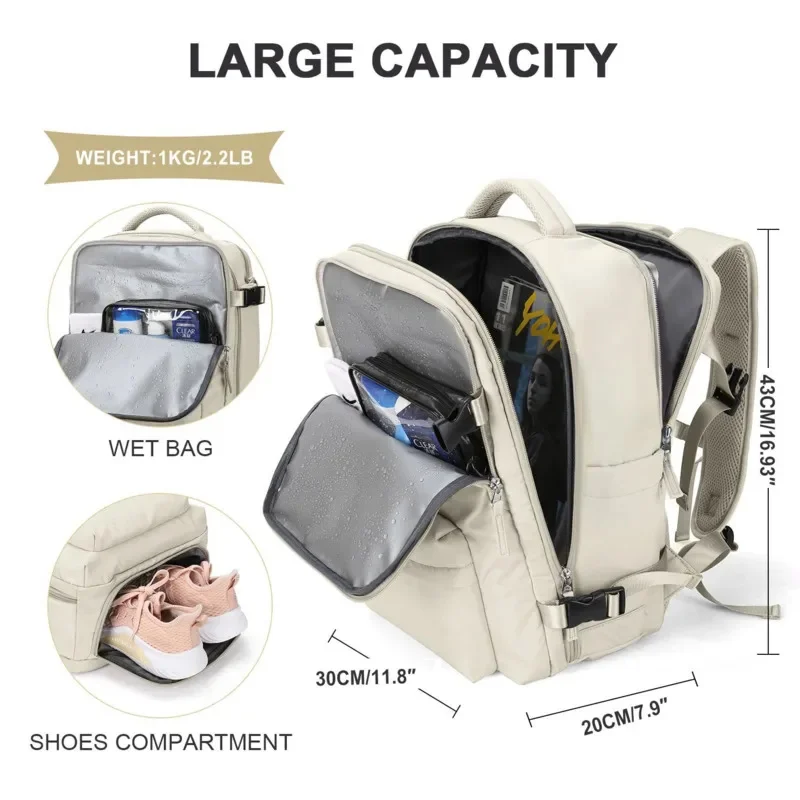 

Business Commute Travel Backpack Multifunctional Luggage Bag Women Backpack College Bag Travel Bag Large Capacity Backpack New