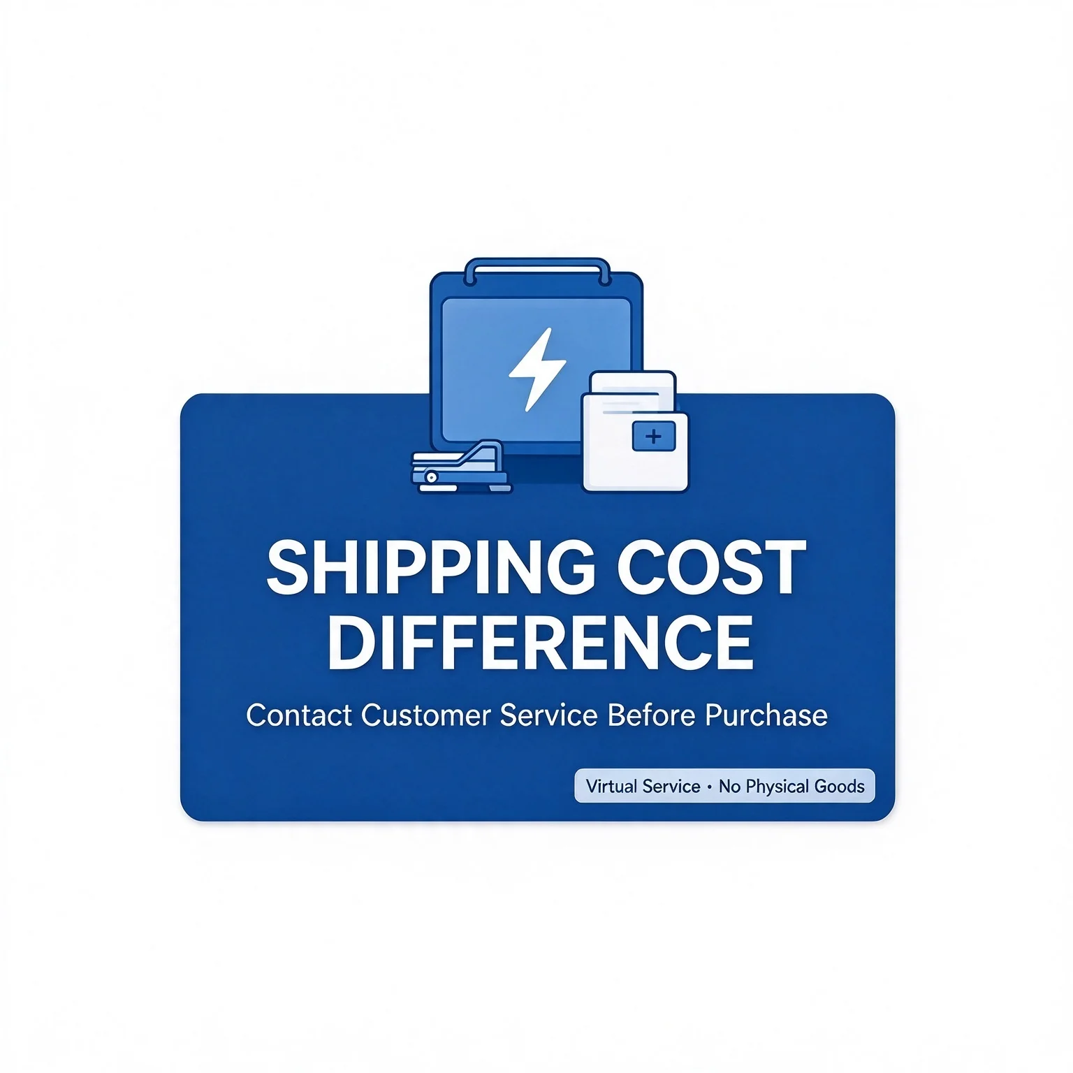Shipping Cost Difference | Please Contact Customer Service Before Purchase