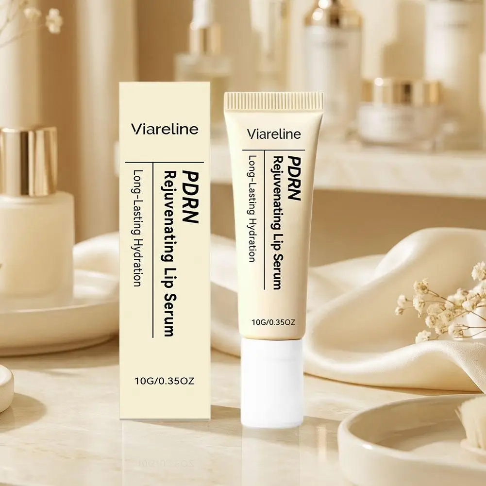 10g Natural Herbal Professional Lip Care Long-Lasting Hydration Reducing Lip Lines Lip Serum Brand PDRN Rejuvenating Lip Balm