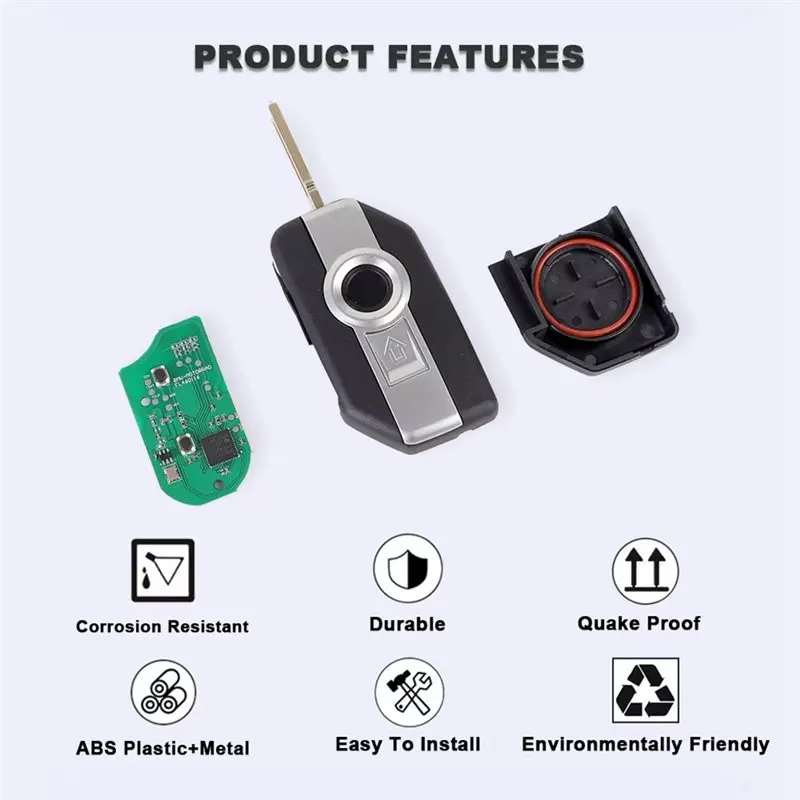 Motorcycle Smart Remote Key With 8A Chip KYDZ Board For BMW K1600 GT K1600GTL F750 F850 C400GT