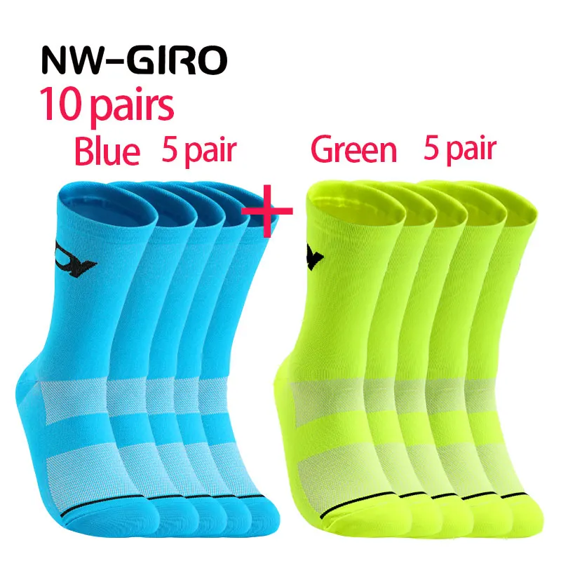 10 pairs New cycling socks High Quality compression socks men and women soccer socks basketball Outdoor Running Professional