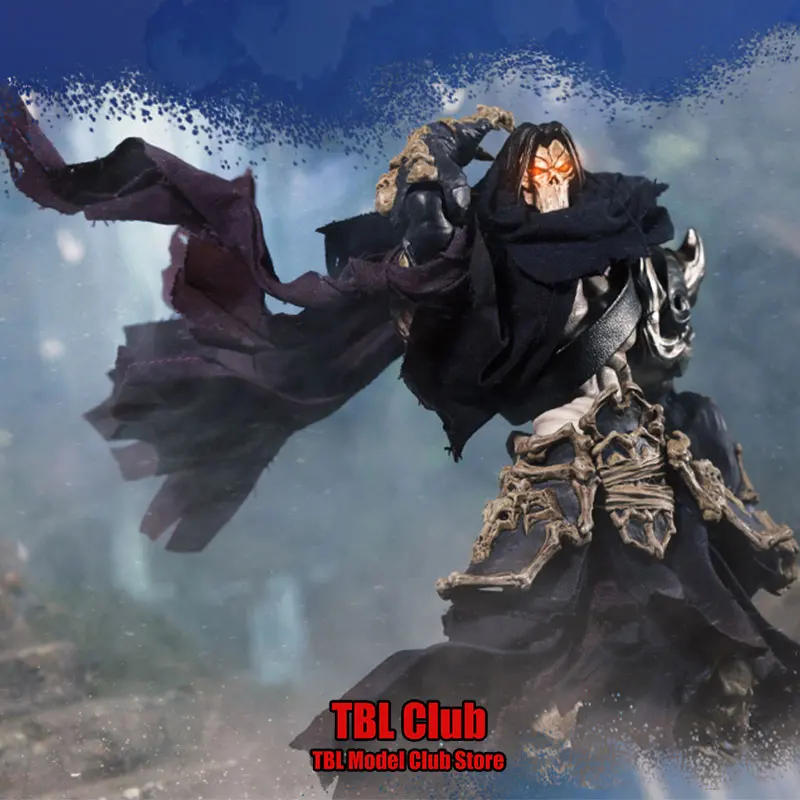 In Stock 1/12 Scale Soldier Abyss Knight Hooded Vintage Cloak Dark Knight Clothing Set For 6inch Action Figure Doll