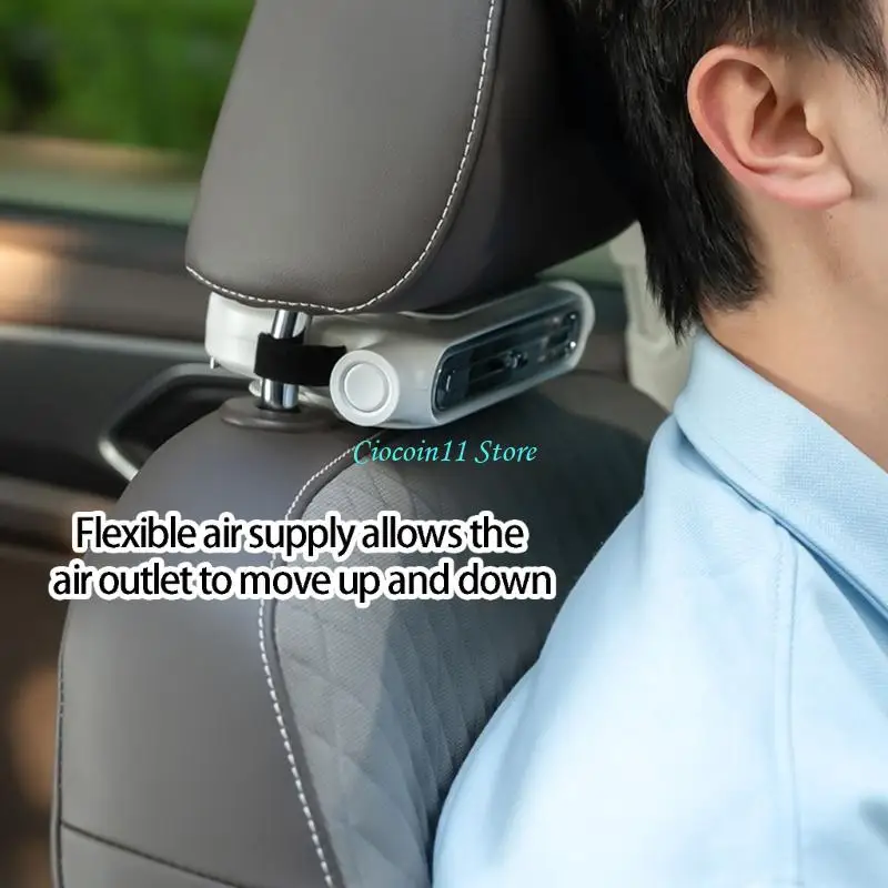 

Y1UB Practical Vehicle Cooling Device With 3 Adjustable Modes And Strong Air Current