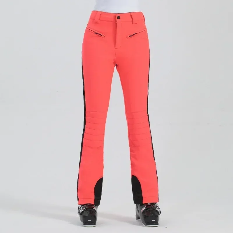 2025 New Outdoor Winter Ski Trousers Wear Resistant Waterproof Skiing Pants Women Thermal Breathable Sport Snowboarding Trousers