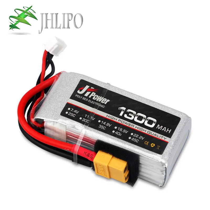 HKNA Lipo 2S 3S 4S 5S 6S RC LiPo Battery 7.4V 11.1V 14.8V 18.5V 22.2V 1300mAh 25C 100C  for RC Car Helicopter Boat RC Drone