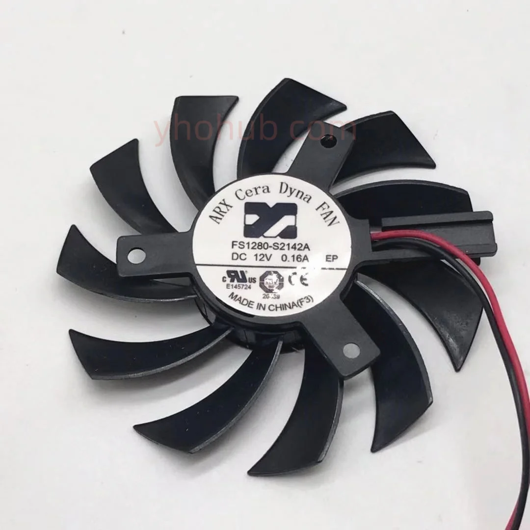 

ARX FS1280-S2142A DC 12V 0.16A 2-Wire Server Cooling Fan