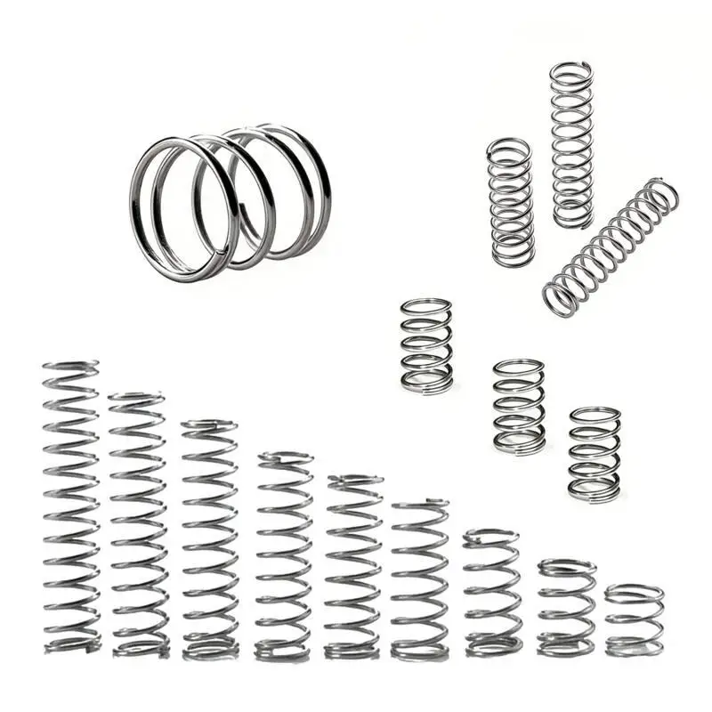 10pcs Compression spring 304 stainlessy steel wire diameter 0.2mm small spring suitable for mechanical maintenance DIY projects