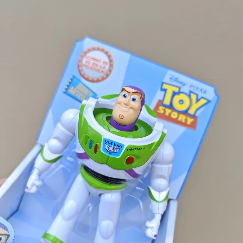 Toy Story 3 การ์ตูน Buzz Lightyear Woody อะนิเมะเดสก์ท็อปชุดเครื่องประดับเด็กสะสมตุ๊กตา Surprise วันหยุดของขวัญ