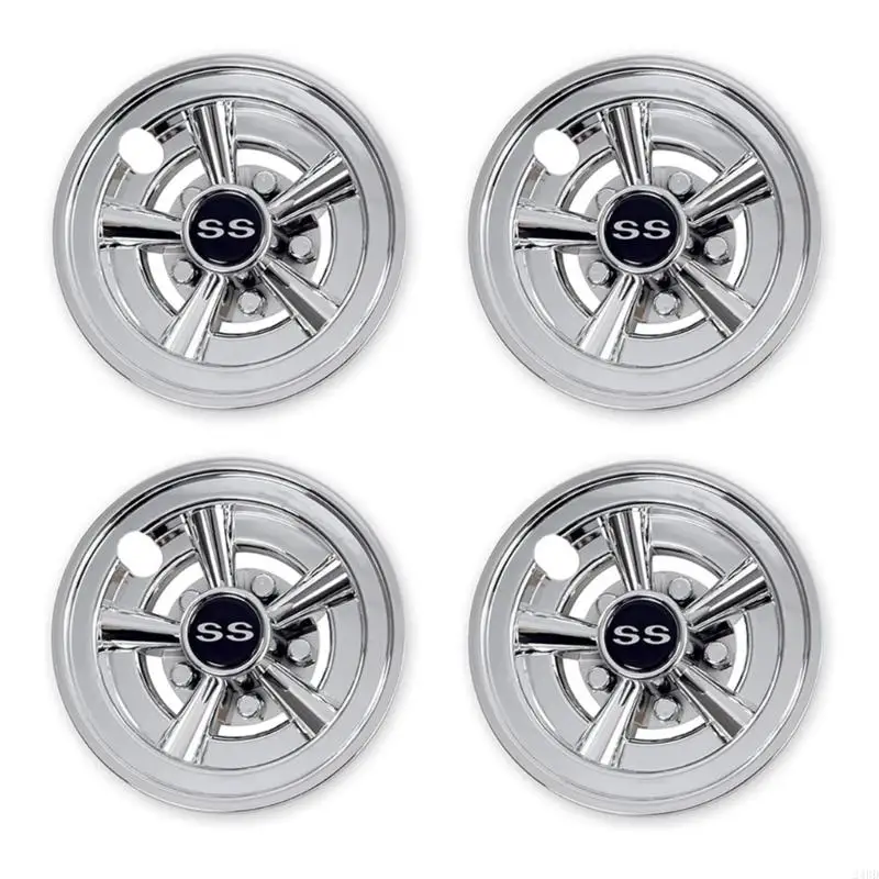 8inch Universal Golf Cart Hub Caps Protector Replacement Professional 8Inch Golf Cart Wheel Covers Easy Installation 24BD