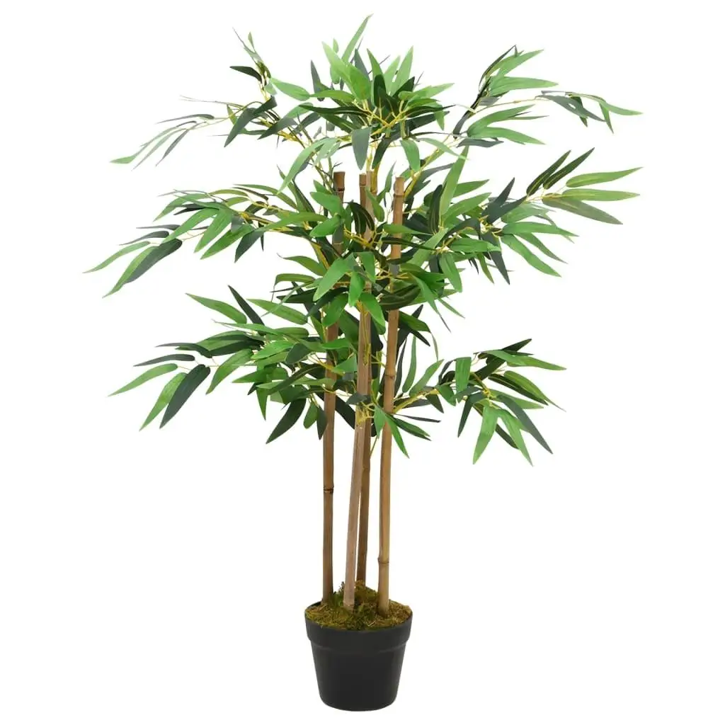 

35.4'' Artificial Bamboo Plant with Pot - Realistic Twiggy Decor for Home, Office, and Events