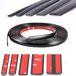 Car Chrome Decorative Protective Strips Grill Trim Molding  Anti-Collision Tape Bright Silver Gold Black Red Universal Width 6mm