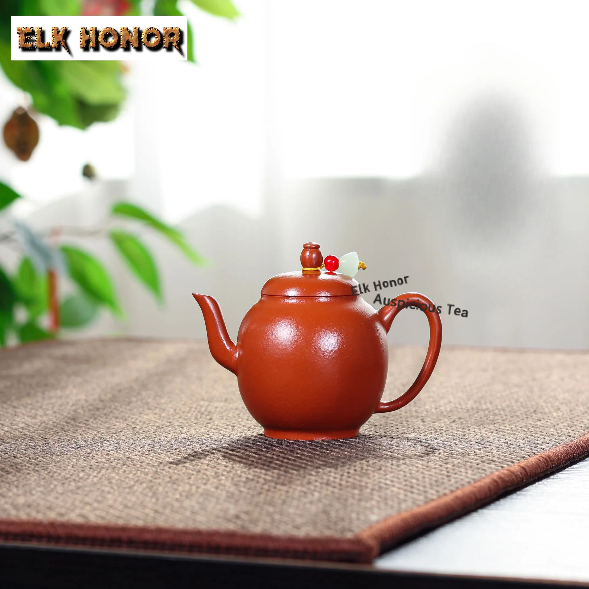 

110ml Classic Yixing Purple Clay Teapots Handmade Pot Raw Ore Pear Peel Zhu Mud Kettle Zisha Tea Set Tea Items Collection Gift