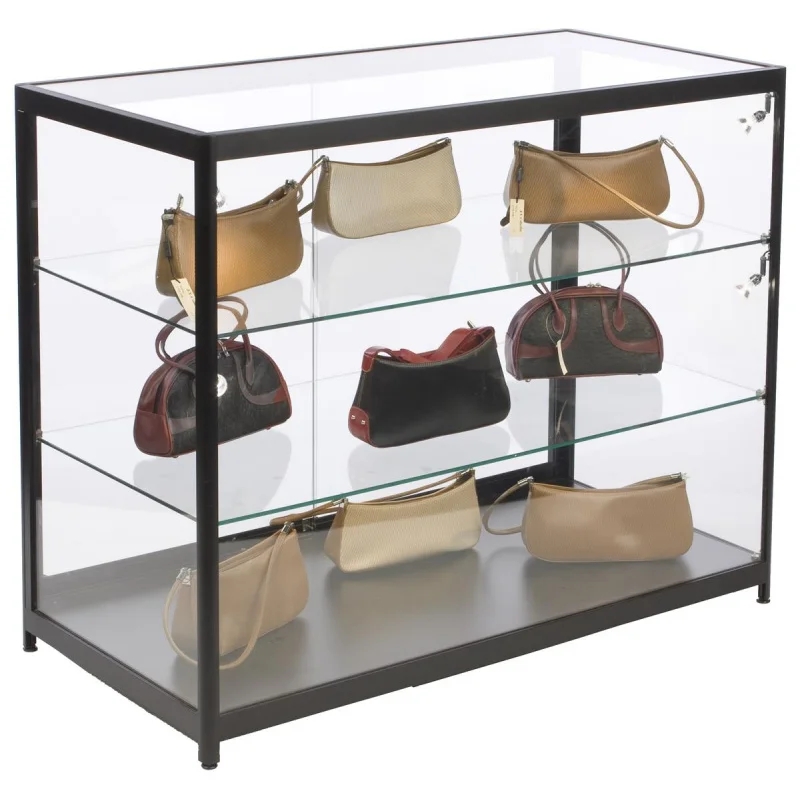 custom.48-Inch Aluminum LED-Lit Display Counter Premium Showcase Product Display