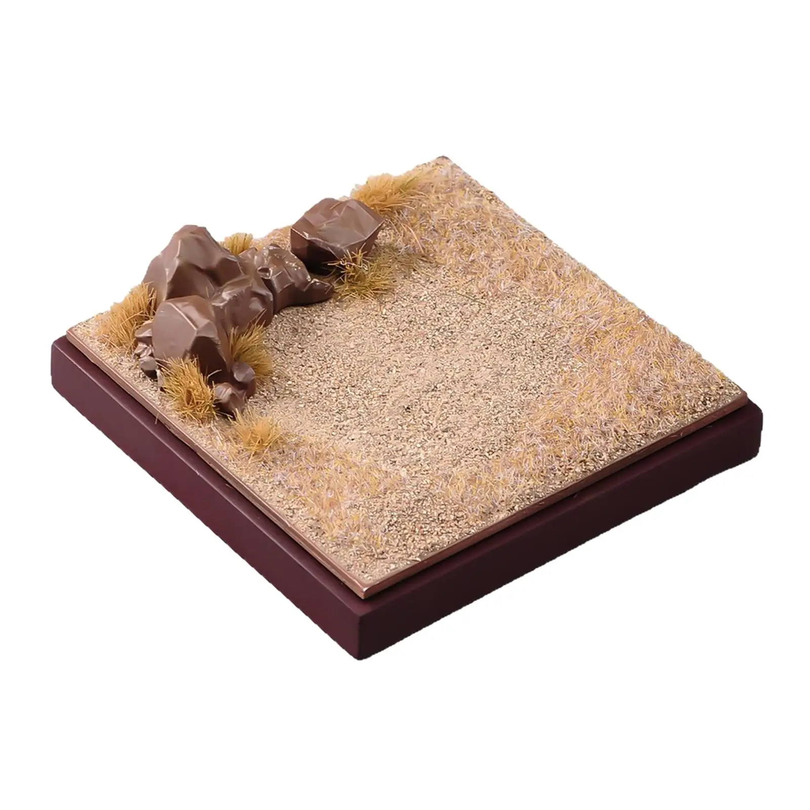 

1/64 Scale Wilderness Desert Diorama Micro Landscape Resin Scenery Base for Car Miniatures Collection