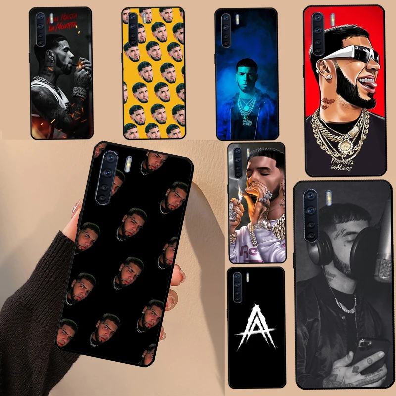 Anuel AA Case For OPPO A98 A78 A96 A76 A16 A15 A5 A9 A53 A54 A74 A94 A52 A72 A57S A54S A17 Funda