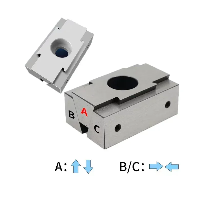 CNC Machining Center OK Double Extension Vise Fixture Clamp Inclined Wedge Expansion Clamping Block Special-shaped