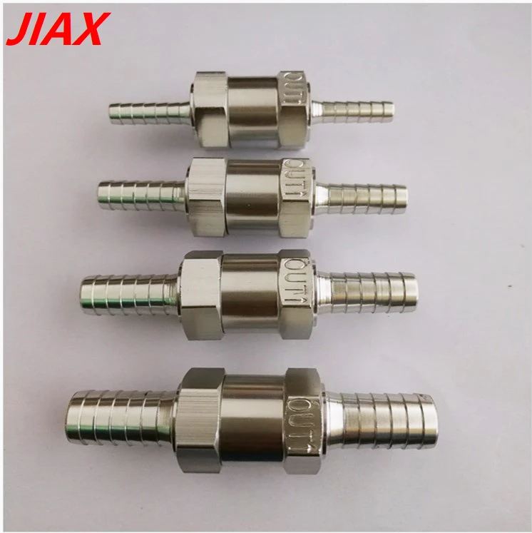 6MM 8MM 10MM 12MM 14MM Aluminium One Way Non Return Check Valve for Fuel Petrol Diesel Oil Water