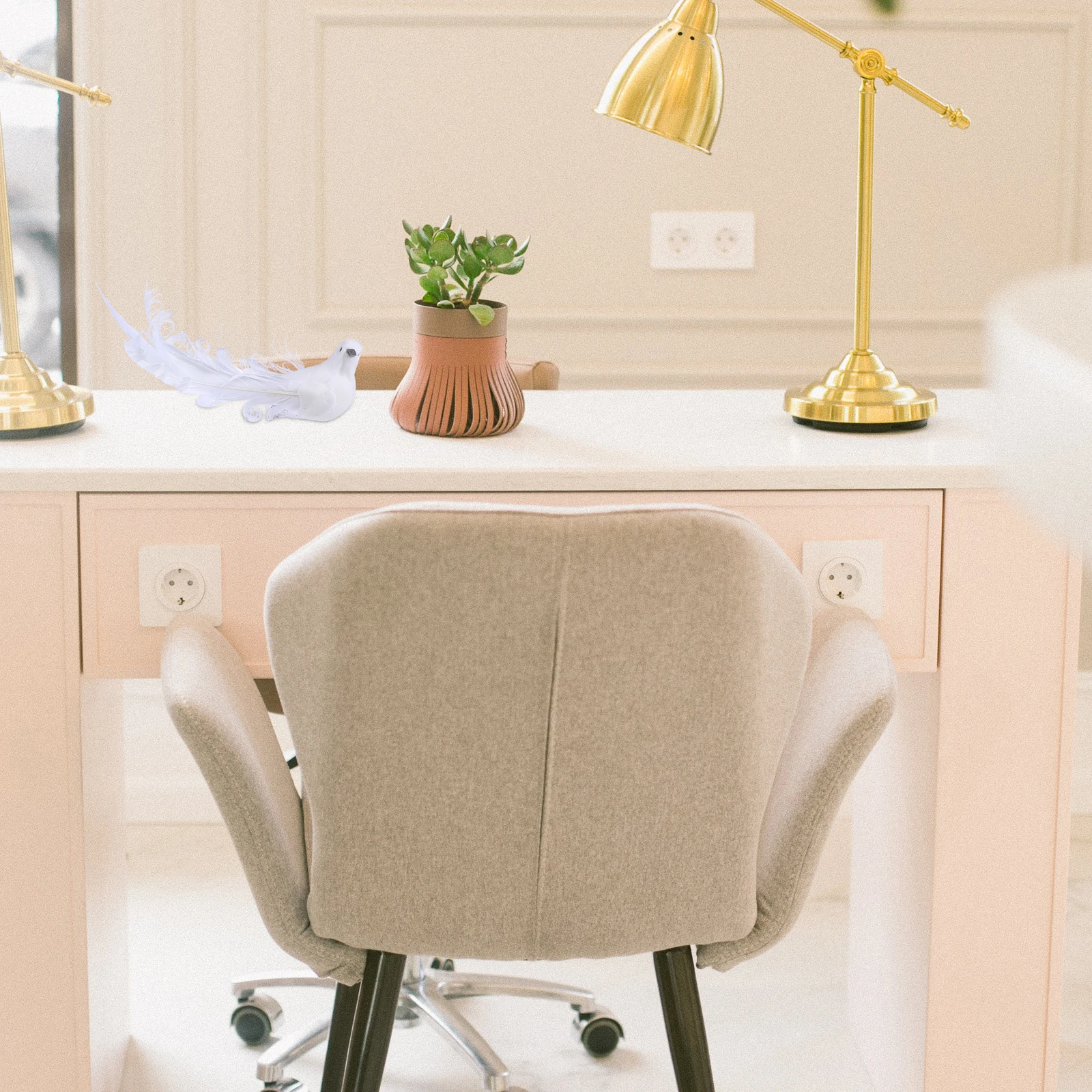 

12 Pcs Bird Decoration Simulation Model Simulated Pigeon Fake Jesus Adornment Foam