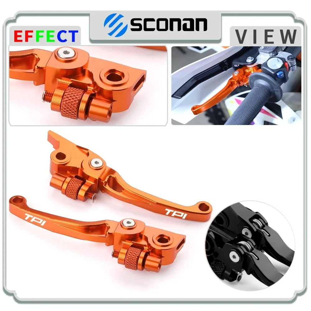 

For TPI 150EXC TPI 250 300 EXC-TPI 250 150 XC-W 300XC-W TPI Brake And Clutch Levers Motorcycle Accessories CNC Aluminum