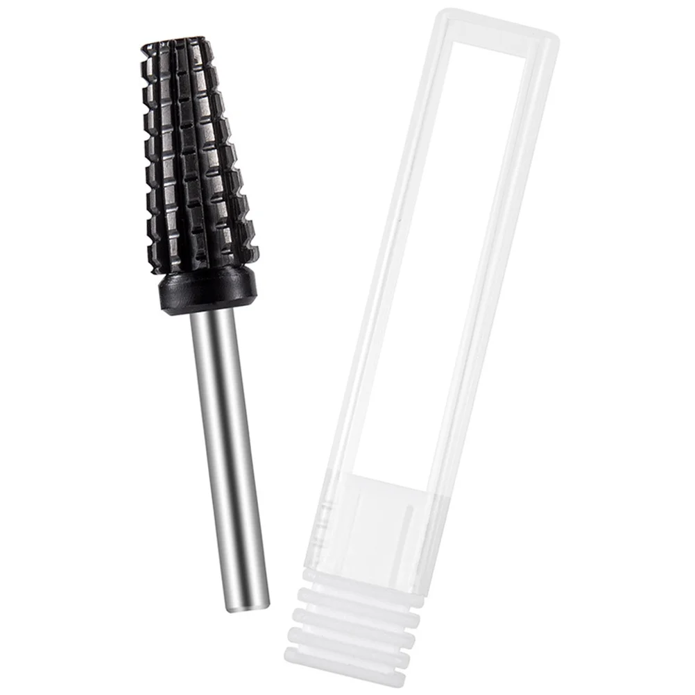 黒セラミックビット再利用可能なアクリル爪マニキュアドリルビットネイルアートアクセサリー安全ビット女性ネイルケアツール